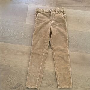 Boys Tan Corduroy Pants